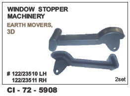 Auto Window Stopper Machinery Jcb - Robust Metal Design, Compact Size | Includes Warranty for Enhanced Reliability