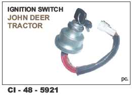 Ignition Switch John Deere Tractor - Durable Plastic Build, Compatible with Series Models, Warranty Included | Reliable Performance for Efficient Starting
