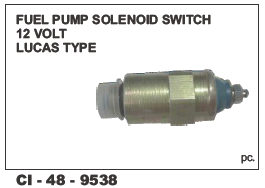 Fuel Pump Solenoid Switch - 12 Volt Universal Design | Warranty Included, Durable Performance