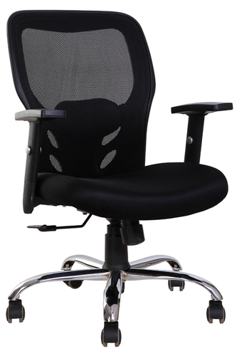 Executive Mesh Back Chair - Durable Black Mesh , Stylish Design for Home and Office Use