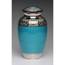 Gray Brass Keepsake Urn