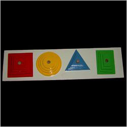 Peg A Shape - Plastic Round Multi Color Art and Craft Tool | Ideal for Ages 2-5 to Enhance Knowledge and Creativity