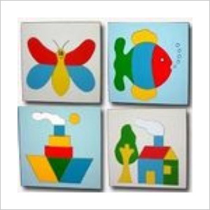 Tray Puzzles - Plastic Material | Engaging Green and Yellow Design for Ages 2-5, Promoting Knowledge of History Through Fun Play