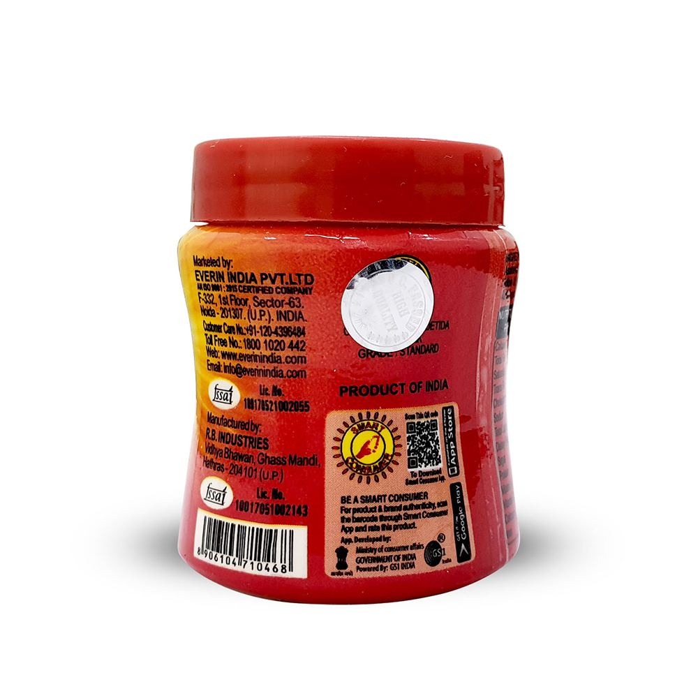 25gm Hing - 25g, Plastic Bottle Packaging | Aromatic Flavor Enhancer, Enhances Herbal Dishes, A Grade Cooking Material