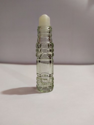 5 ml BDC Roller Attar Bottle - Clear Glass, Customizable Size & Diameter, White Color | Elegant Design for Fragrance Application