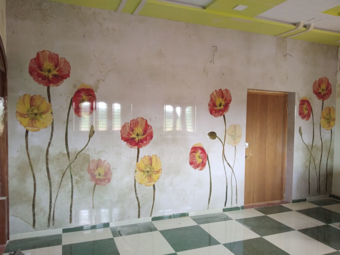 Modular Pvc Digital Wall Panel - Color: Multicolor