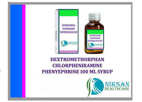 डेक्सट्रोमेथॉर्फ़न क्लोरफेनिरामाइन फेनीफ्रिन सिरप सामान्य दवाएं