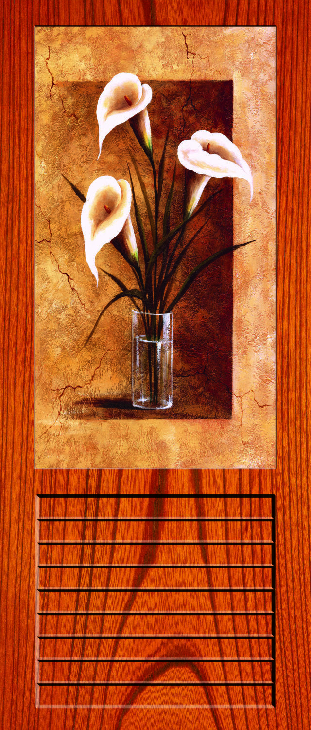 Pvc Digital Door - Color: White