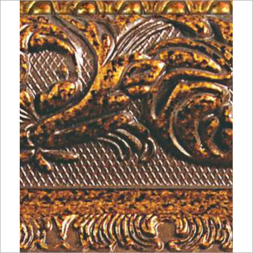 Wooden Custom Frame - Solid Wood, Customizable Size & Design - Elegant Golden Tint for Pictures and Posters