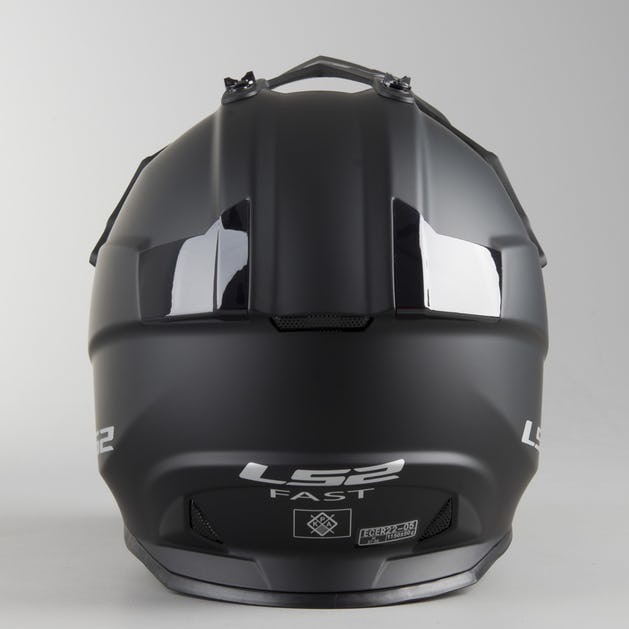 Full Face Helmet Ls2-mx437 -Solid Matt Black