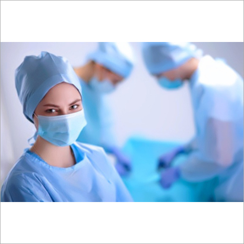 Disposable Face Mask - Other Material, Fits All Sizes, Blue Color | Lightweight, Safe for Usage in Hospitals and Clinics, 100 Pieces per Packet