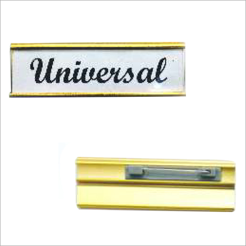 टिकाऊ एल्यूमीनियम नेम प्लेट