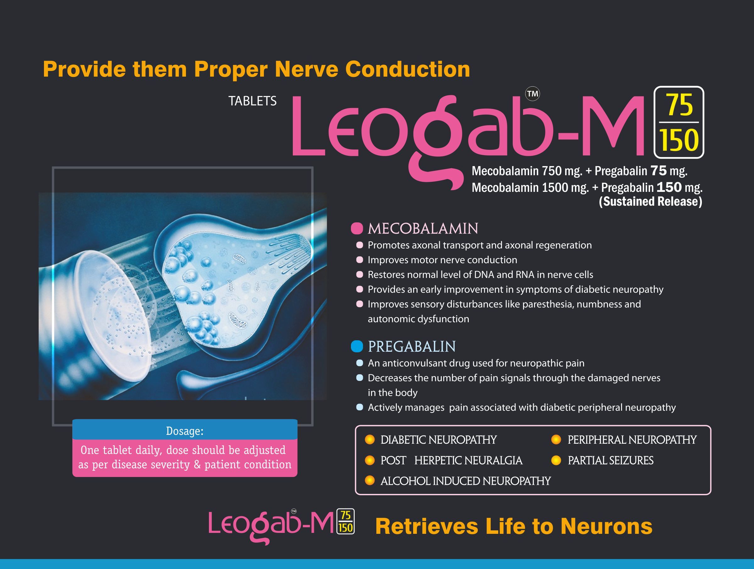 Mecobalamin & Pregabalin Tablet Specific Drug