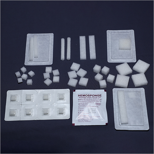 White Medical Hemostatic Gelatin Sponge