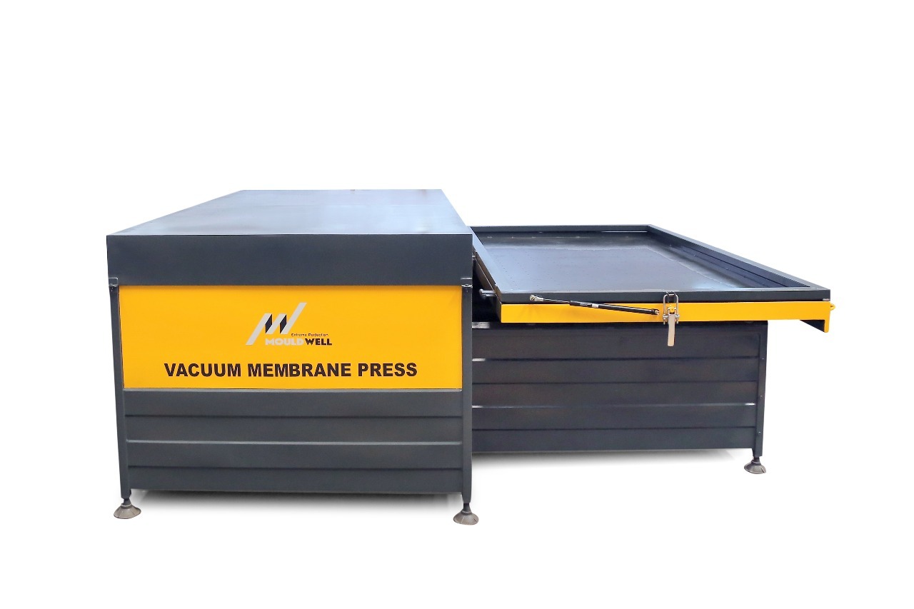 Yellow Vacuum Emossing Machine