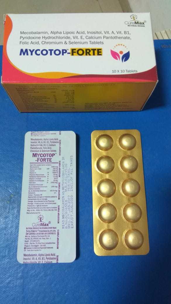 Methylcobalamin,inositol,alpha Lipoic Acid,vit.a, Vit. B1,pyridoxine,vit. E,cal.panto,folic,cr,se General Medicines