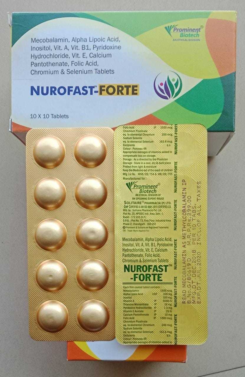 Methylcobalamin,inositol,alpha Lipoic Acid,vit.a, Vit. B1,pyridoxine,vit. E,cal.panto,folic,cr,se General Medicines