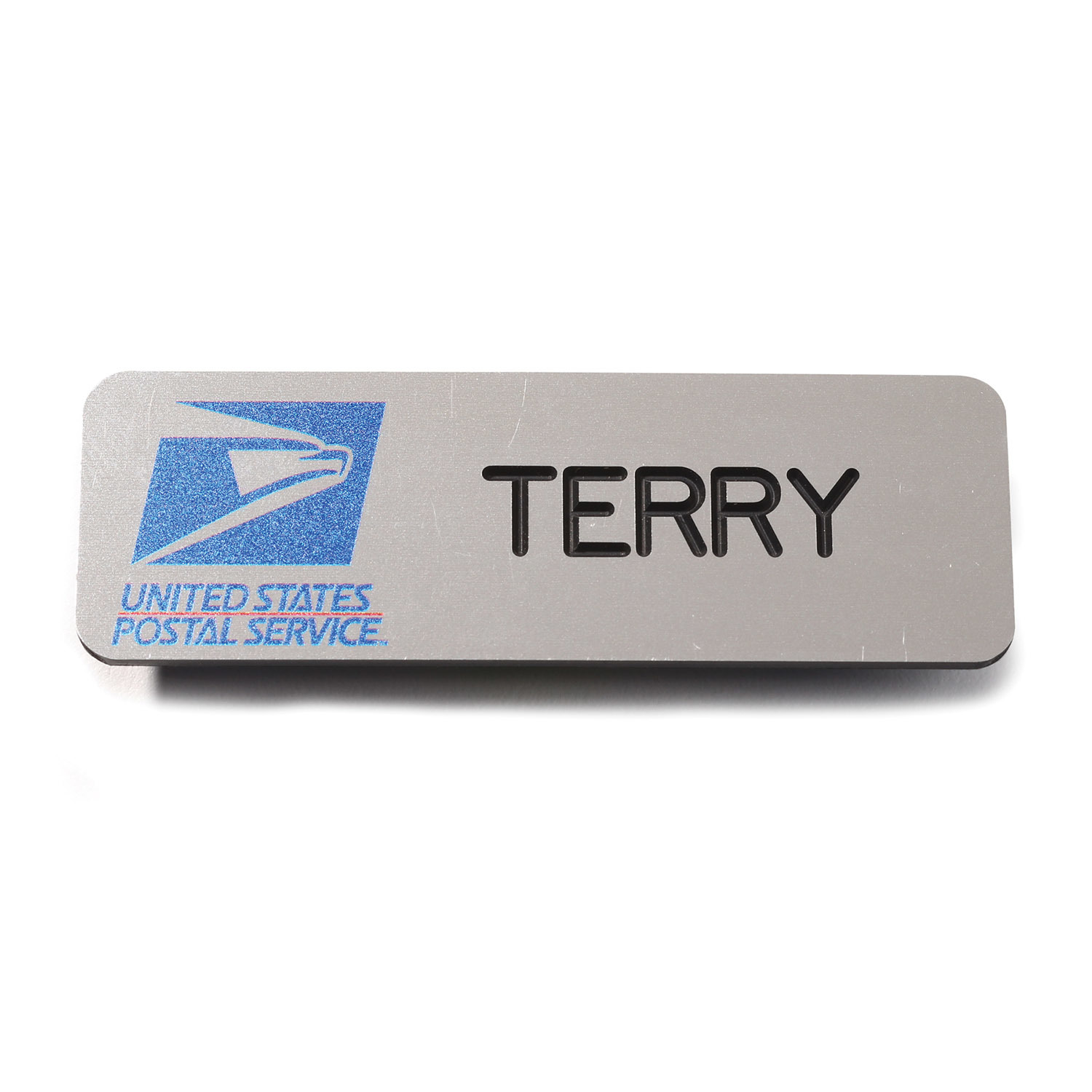Office Name Badges In Steel Badge Type: Pin