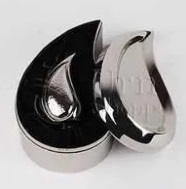 Metal Teardrop Bright Silver Ultra Keepsake Set