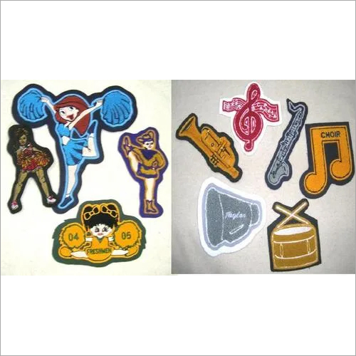 Multiple Chenille Letter Patches - Fabric Material, Customizable Color Combinations , Eco-Friendly and Sew-On Friendly Design
