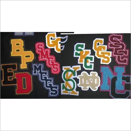 Eco-Friendly Chenille Letter Patches