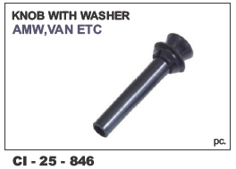Knob with Washer AMW - Durable Metal Construction | Designed for 4 Wheeler Vehicles, Includes Warranty for Added Peace of Mind