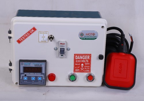 Moto 1ph Dryrun With Automatic Water Level Controller Panel