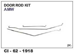 Door Rod Kit AMW - Durable Steel Material, Designed for 4-Wheeler Vehicles | Warranty Included, Long-Lasting Performance