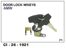 Auto Door Lock W/Keys Amw Vehicle Type: 4 Wheeler