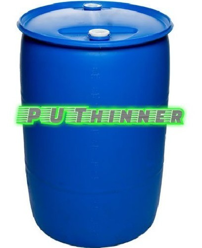 PU Thinner - Polyurethane Material, 20 kg Weight, 25 L Volume, Blue Color - 0.8 g/cm³ Density, 100 cps Viscosity in Barrel Packaging