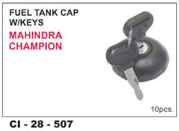 Fuel Tank Cap W/keys Vehicle Type: 3 Wheeler