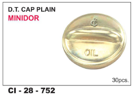 DT Cap Plain - 3 Wheeler Compatibility, Warranty Included