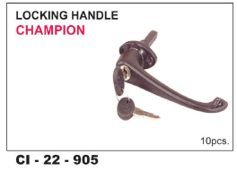 3 Wheeler Locking Handle - Durable Metal Design | Compatible with Various 3 Wheeler Models, Includes Warranty for Peace of Mind