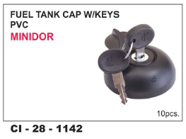 Fuel Tank Cap MINIDOR - Durable Plastic | 3 Wheeler Vehicle Type, Warranty Included