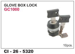 Glove Box Lock GC1000 - Durable Metal Construction for 3-Wheeler Vehicles | Includes Warranty for Reliable Performance