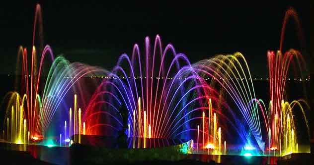 Dancing Fountains - Lighting: Rgb Underwater Light