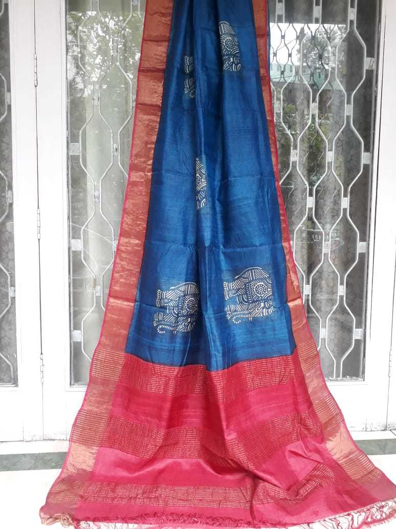 All Designer Tussar Silk Saree