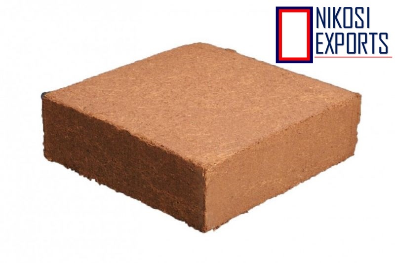 Smooth Texture Brown Agricultural Rectangle Coco Peat Block