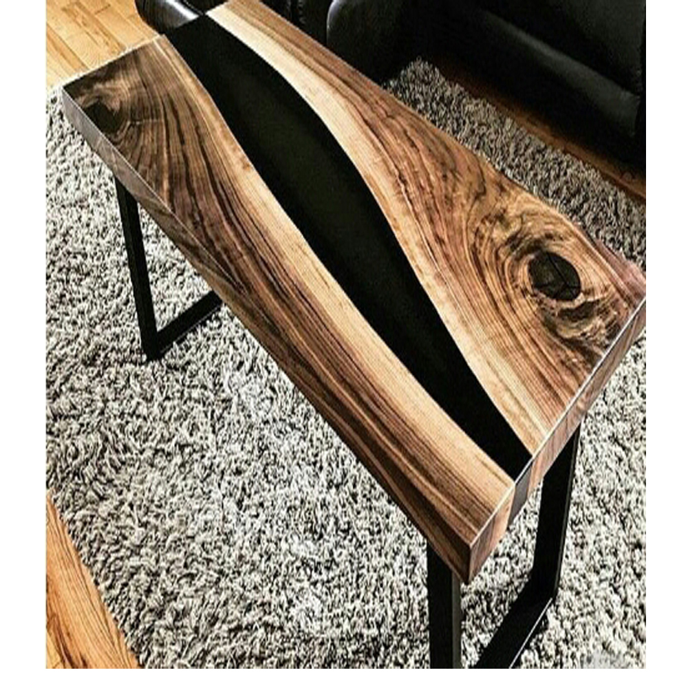 Handmade Wooden Epoxy Resin Clear Table Top For Hotel And Home High Quality New Design
