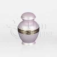 Black Onyx Elite Brass Metal Token Cremation Urn