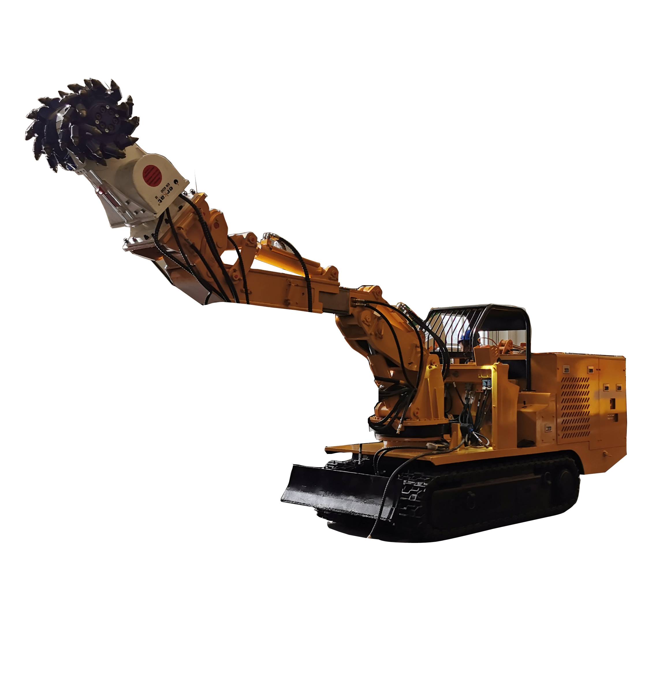 Multi-function Roadway Repairing Machine With Drum Cutter Scissors Breaking Hammer