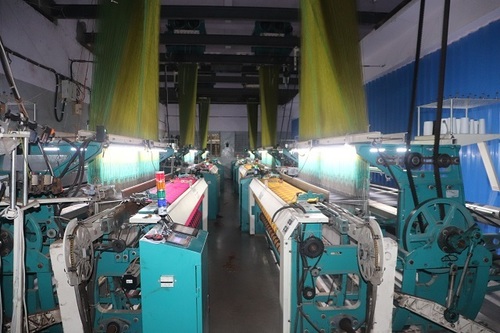 Green Jacquard Rapier Loom Machine