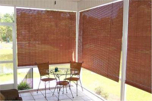 Chick Blinds - PVC Material, Multiple Dimensions | Eco-Friendly, Tear-Resistant, Waterproof, Convenient to Maintain, Insect-Preventative Solution