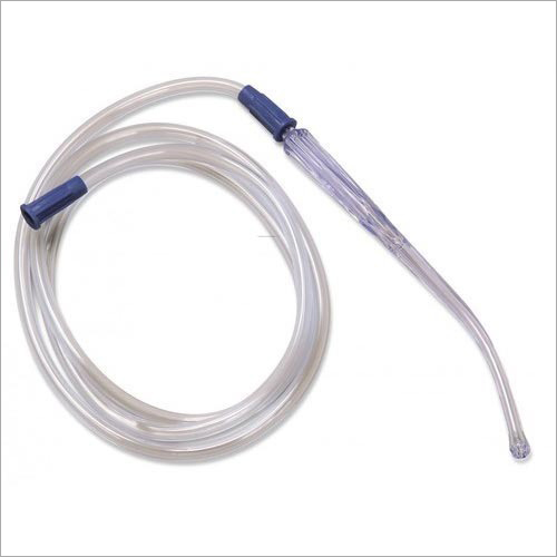 Plain Yankauer Suction - Plastic Material | Sterilized, Flexible Design, High Tensile Strength, Customized Options, Ideal for Adult Use