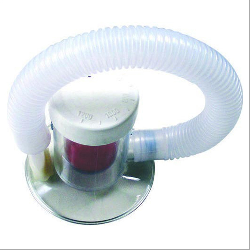 Single Ball Spirometer - Plastic Design , Double Chamber with Low Resistance & Compact Size for Post-Surgery Respiratory Support