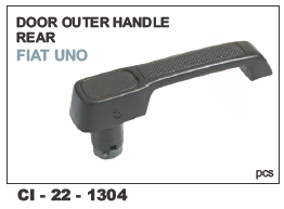 Door Outer Handle Rear - Durable Plastic Material | 4 Wheeler Compatibility, Warranty Included