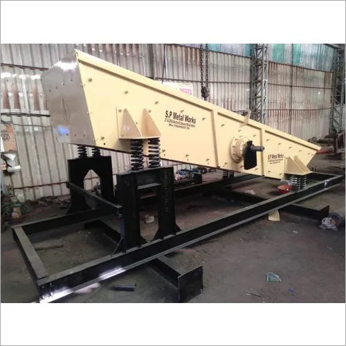 Mild Steel Vibrating Screen Machine - Customized Size, Double Unbalanced Vibration for Industrial Applications