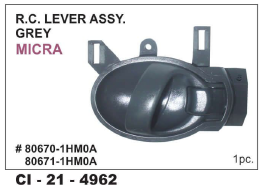 RC Lever Assembly - Durable Grey MICRA LH/RH | Four-Wheeler Compatible, Warranty Included