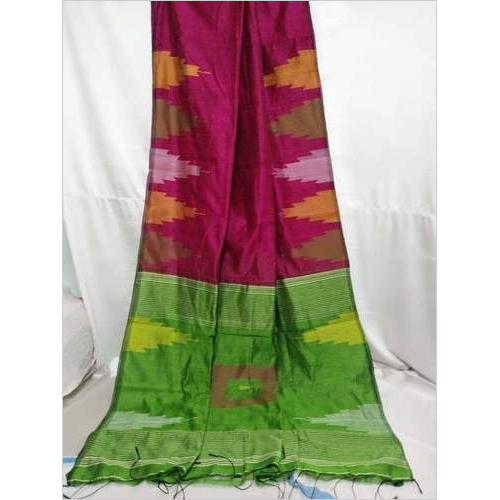 Summer Handloom Templework Box Saree