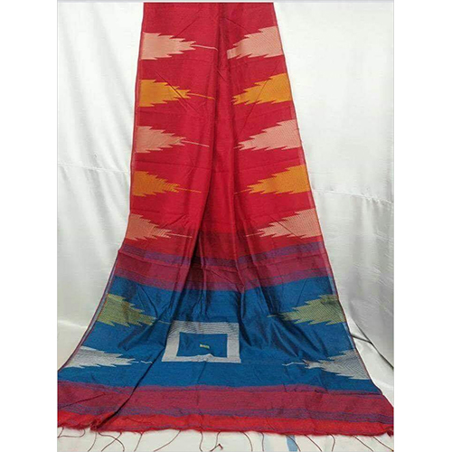 Summer Handloom Templework Box Saree